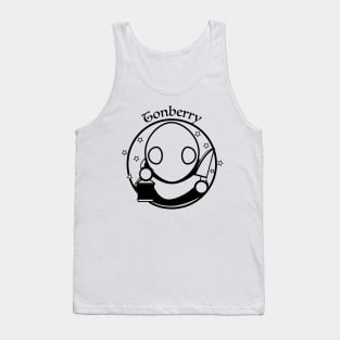 stabby berry - Black outline Tank Top